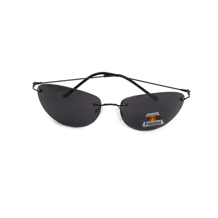 Lunettes polarisées Matrix style ultra-légères sans monture pour pêche - Design conduite Polaroid - Homme