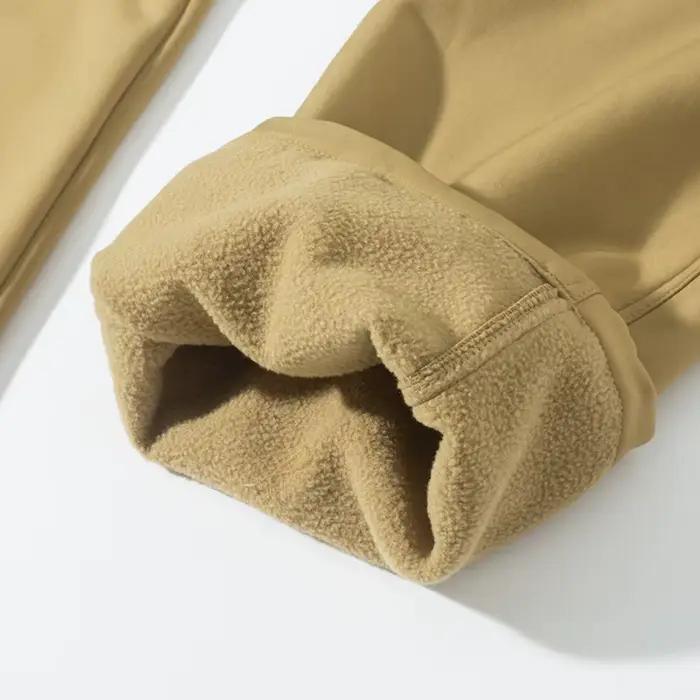 Pantalon cargo polaire hiver automne imperméable homme - Pêche, randonnée, camping, softshell chaud