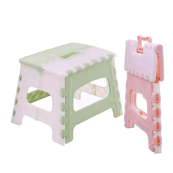 Tabouret pliant multifonction portable pêche randonnée - Siège pliable coloré pour enfants et marchepied