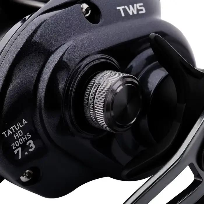 Moulinet baitcast Daiwa Tatula HD 7+1BB pour pêche en mer - Rapport 6.3/7.3 et traînée 6kg
