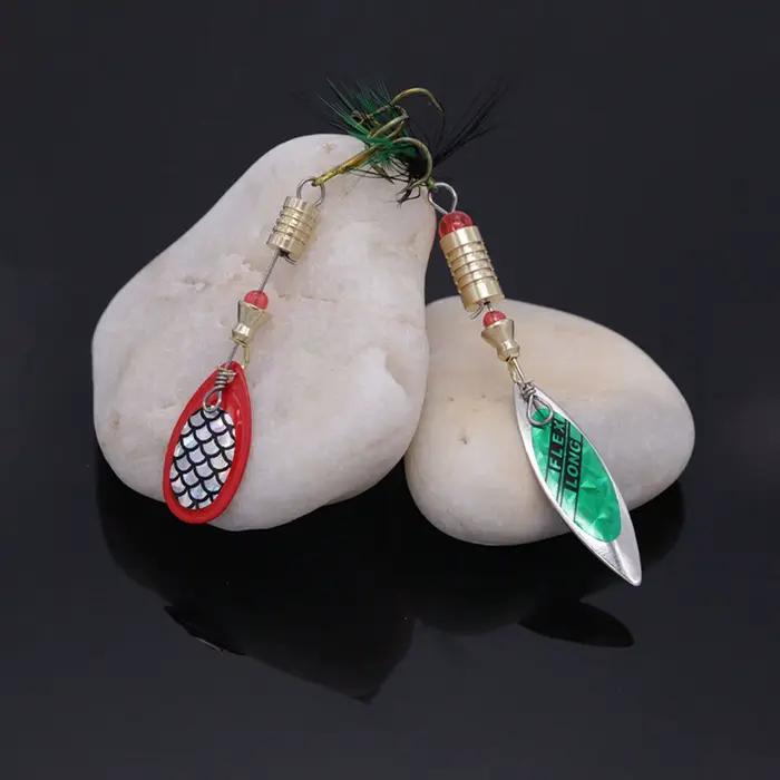 Set 10 cuillères spinner métalliques pour brochet - Spoonbaits et crankbaits kit complet