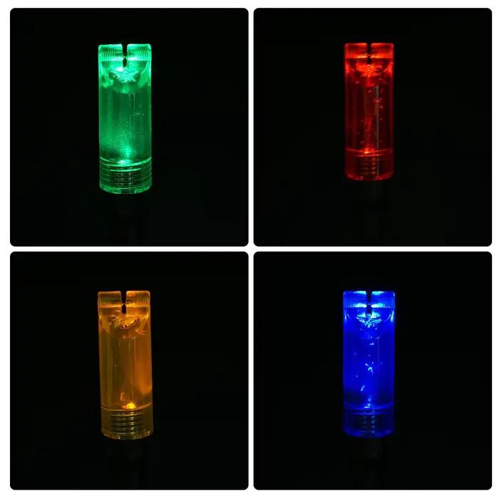 Indicateur de touche LED Hirisi pour pêche à la carpe - Swinger Drop Off Indicator B2032 métal souple
