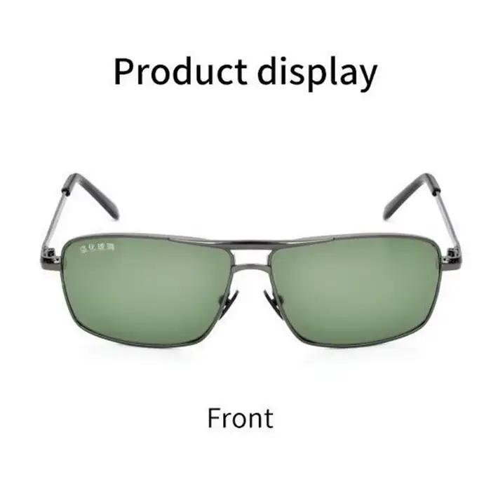 Lunettes pêche verres trempés anti-rayures monture métal pour pêche sportive et loisirs conditions difficiles