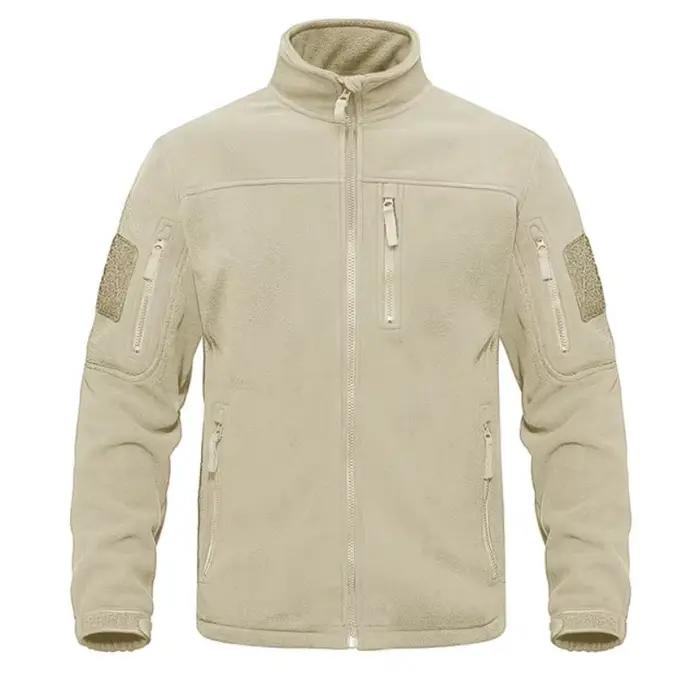 Veste polaire col montant thermique mi-haute pour pêche automne hiver activités outdoor