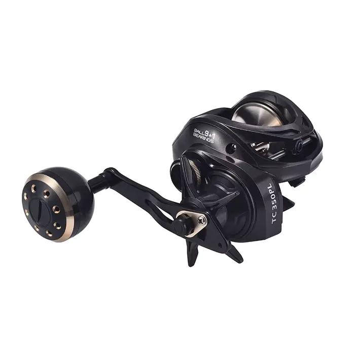 Moulinet baitcasting mer Lizard grande capacité métal pour pêche au leurre surfcasting offshore