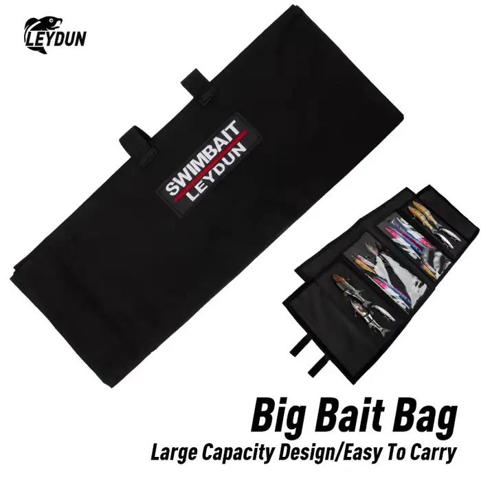 Sac de rangement pour leurres souples et durs LEYDUN - Protection jusqu'à 12 pouces avec 4 poches