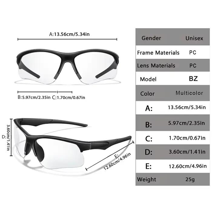 Lunettes de soleil photochromiques tendance pour pêche - Sport vélo MTB et running