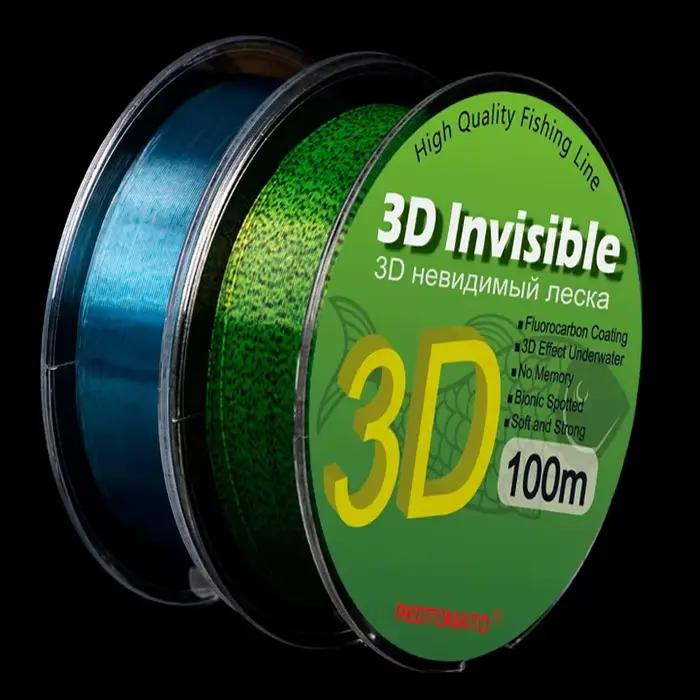Fil de pêche fluorocarbone japonais super résistant 0.14mm à 0.70mm matériau haute qualité