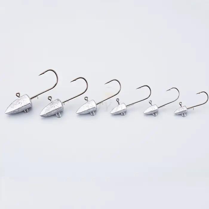 Hameçon Triangle Head NED avec leurre souple, 7 grammages de 3.5g à 28g pour la pêche aux leurres