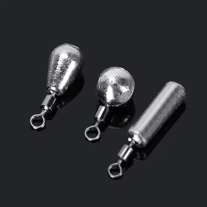 Lot de 10 plombs de pêche goutte d'eau, 3.5g 5g 7g 10g 14g 20g, pour une