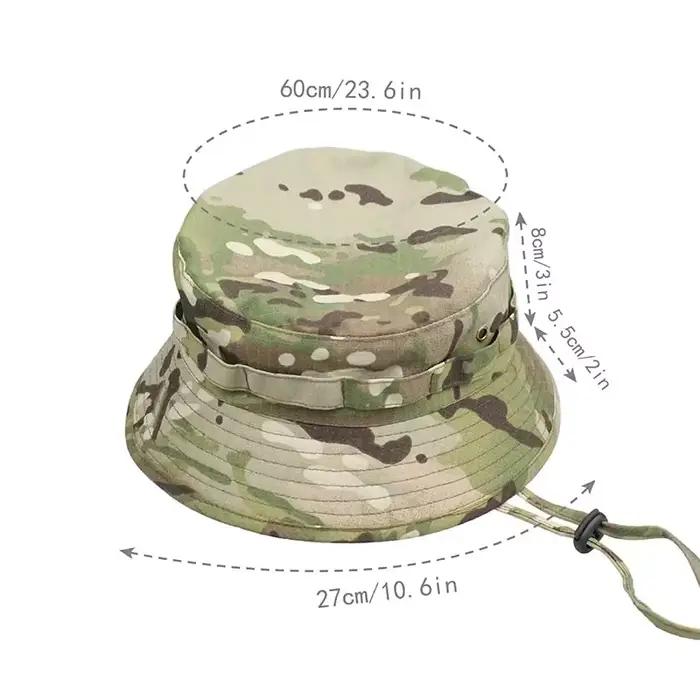Chapeau boonie camouflage multicam pour pêche tactique sports outdoor homme