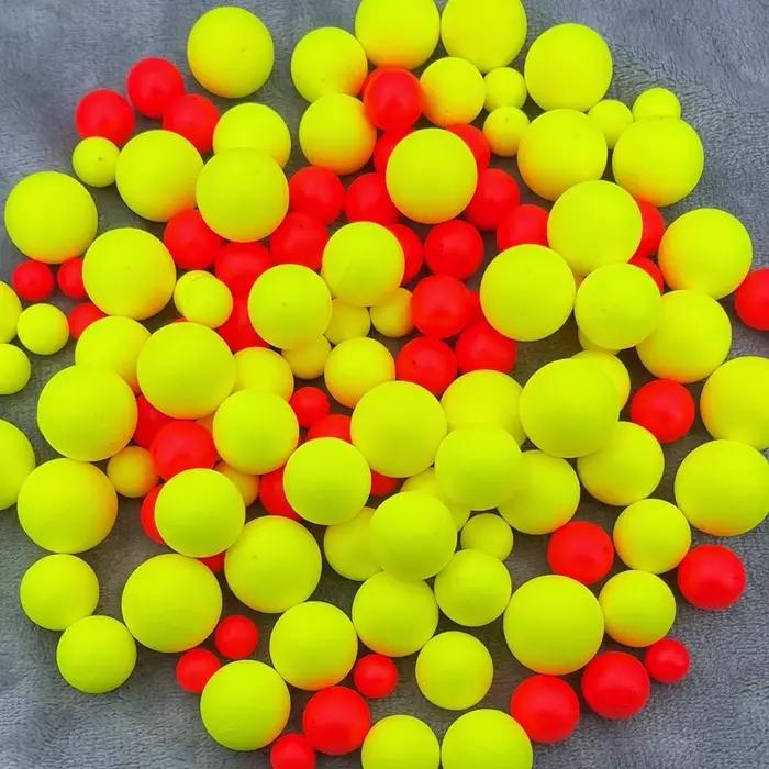 Perles flottantes en mousse Bimoo 100 pièces pour montages de pêche en mer et eau douce