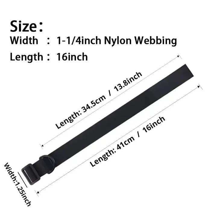 Adaptateur écharpe fusil anneau D en nylon robuste pour pêche au fusil harpon occasionnels et professionnels