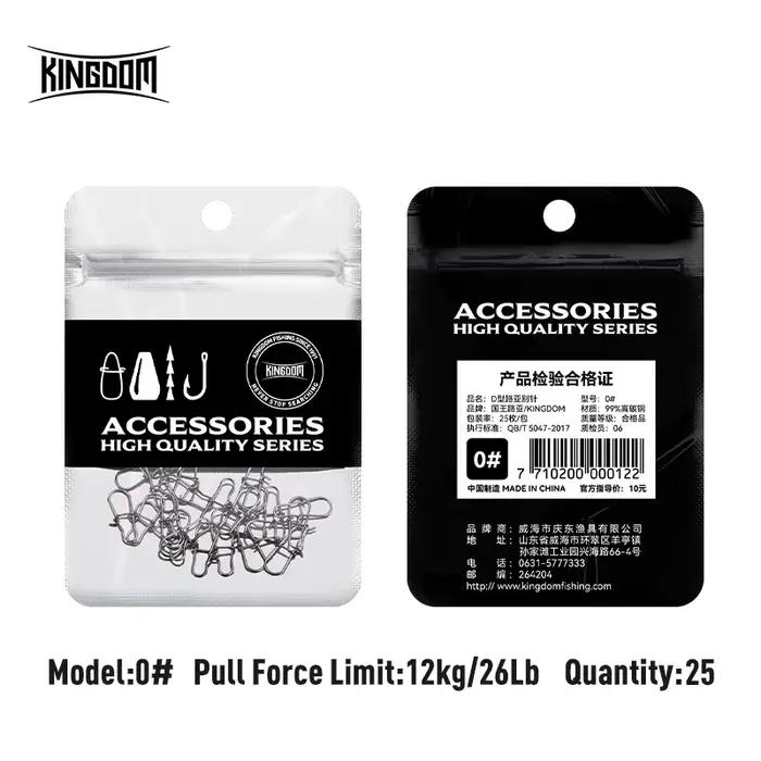 Kingdom 25 attaches D acier inoxydable ultra-résistantes - Accessoires leurres pêche sportive