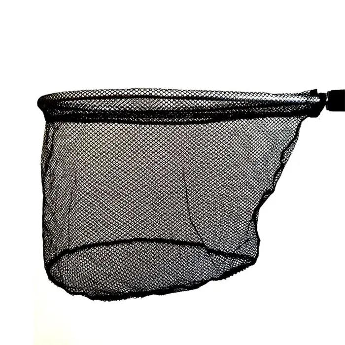 Filet de pêche à la mouche sans nœud avec manche anti-corrosion et mailles douces pour poissons,
