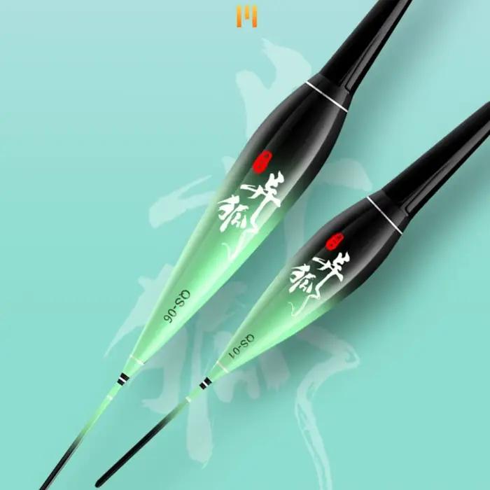 Flotteur de pêche électronique LED lumineux nuit capteur gravité nano changement couleur 1.2g-3g