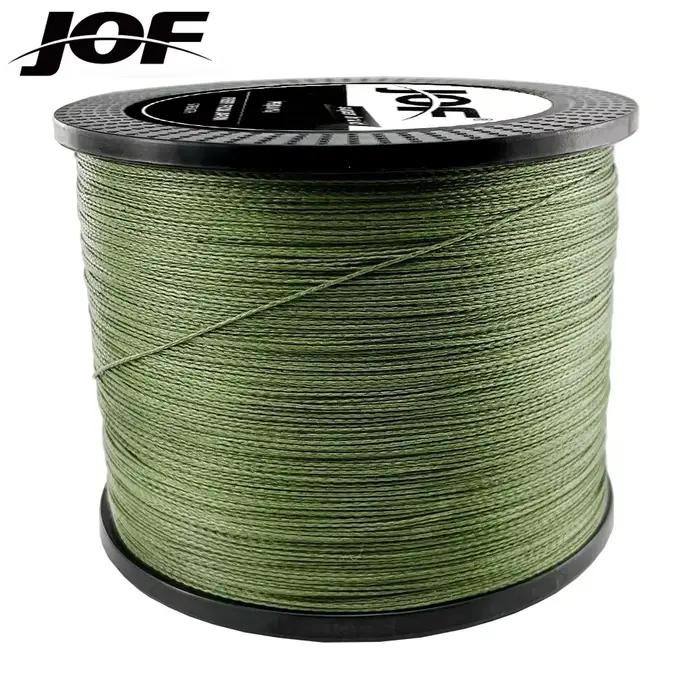 Ligne tressée JOF 4 brins 300-1000m pour pêche carpe - multifilament japonais accessoires pêche PE