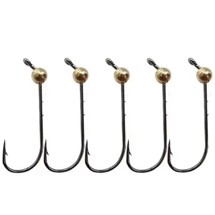 Têtes de jig micro en cuivre pour pêche fine et technique saisie-relâchement occasions spéciales lac