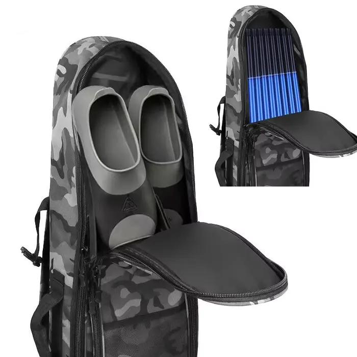 Sac à dos pêche tactique XA204G étanche - Grand rangement équipement pêche avec compartiments organisés
