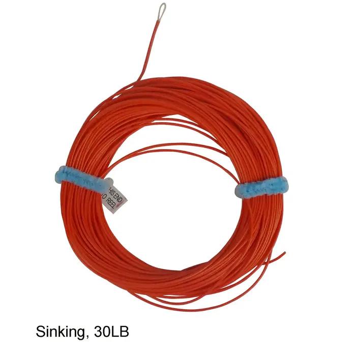 Ligne de running fly fishing Aventik 100ft avec boucle avant 15LB/20LB/30LB flottante/plongeante
