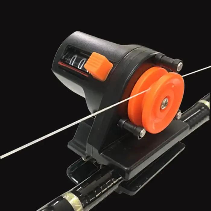 Compteur de ligne pêche 0-999m - Mesureur profondeur longueur fil outil pêche précision