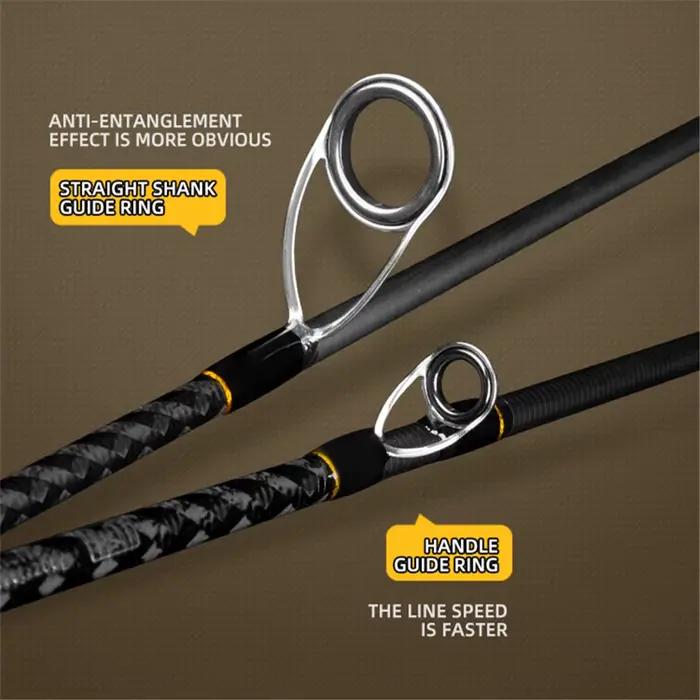 Canne jigging light ROLLFISH carbone bateau 2 sections 127-141g 1.68-1.98m pêche leurres mer
