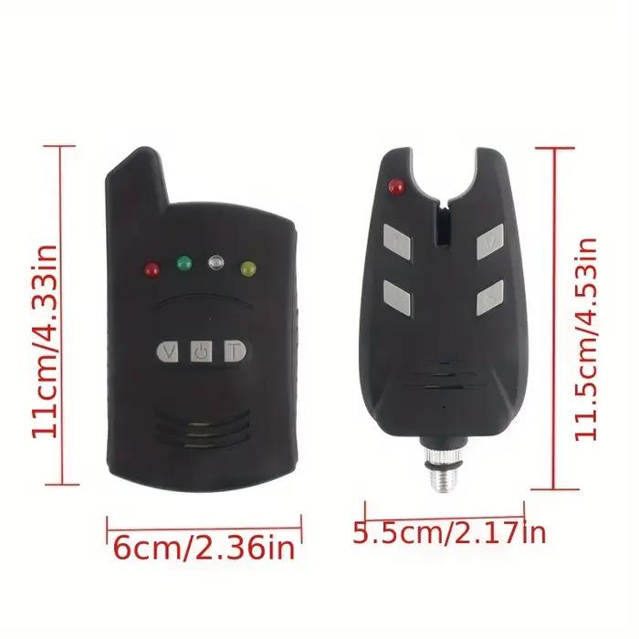 Alarme morsure poisson JSFUN LED sans fil étanche - Détecteur sensible tonalité numérique volume réglable pêche