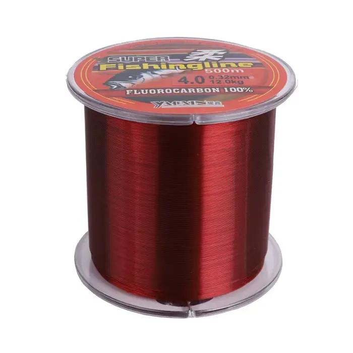 Ligne leader nylon 500M super résistante - Pour pêche eau douce et mer avec excellente résistance abrasion