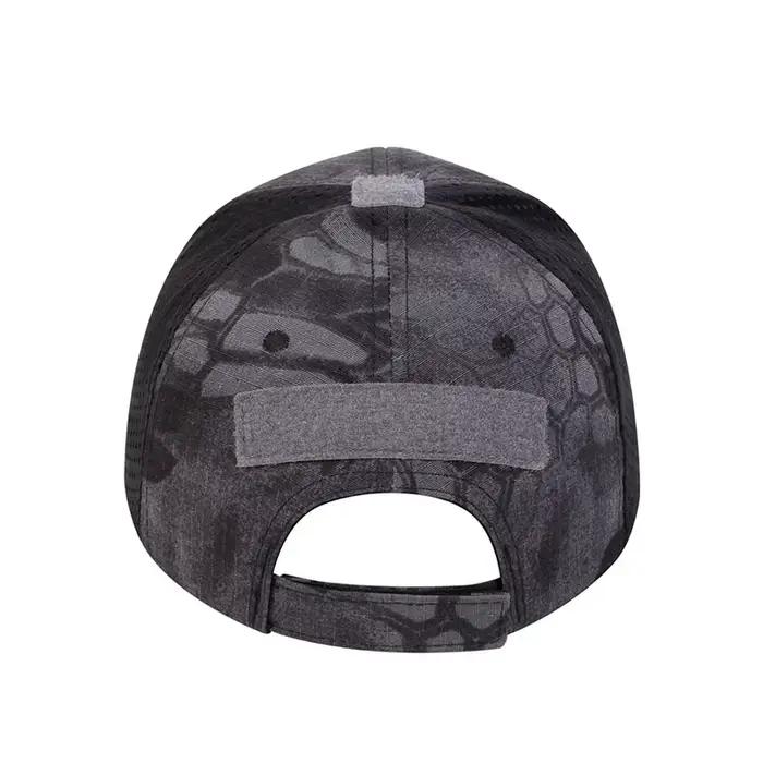 Casquette baseball crâne brodée unisexe - Mesh respirant tactique - Ajustable pour randonnée pêche