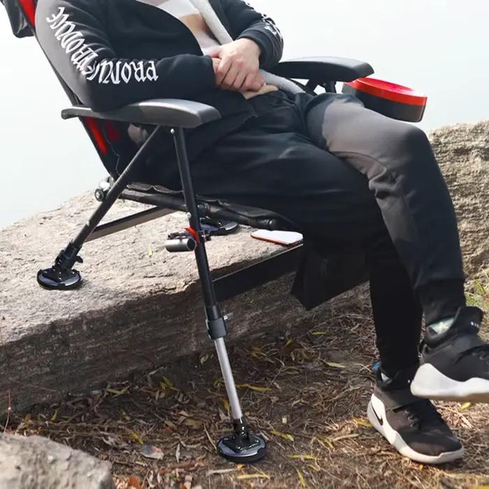 Chaise pêche européenne pliante portable 200KG multifonction pour pêche sauvage et camping robuste