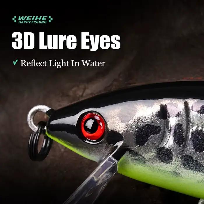 Leurre dur coulant Weihe Mino A 7.5cm 9.7g pour pêche à la traîne (luya) et leurres