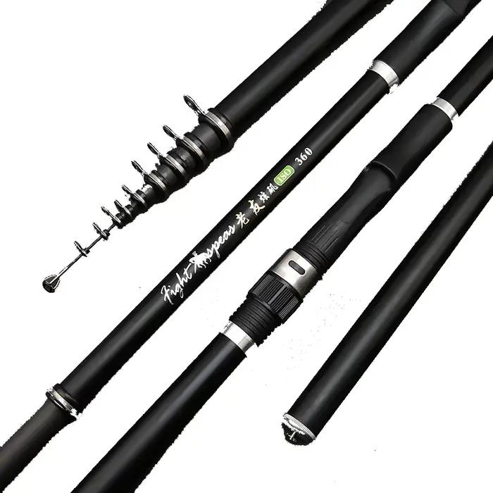 Canne télescopique carbone 3.9m à 6.0m pour pêche de la carpe et pêche rock fishing
