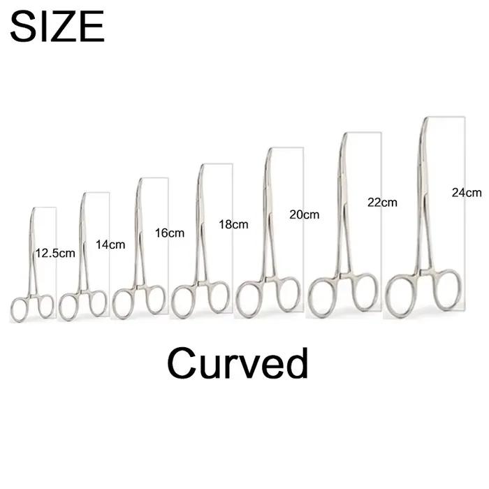 Pince coupe-fil pêche acier inoxydable 7 tailles décrocheur forceps ciseaux courbés outils accessoires