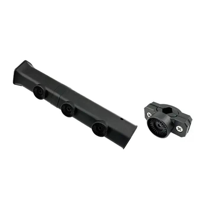 Support canne pêche réglable avec tube et pince pour bateau kayak yacht fixation facile et stable