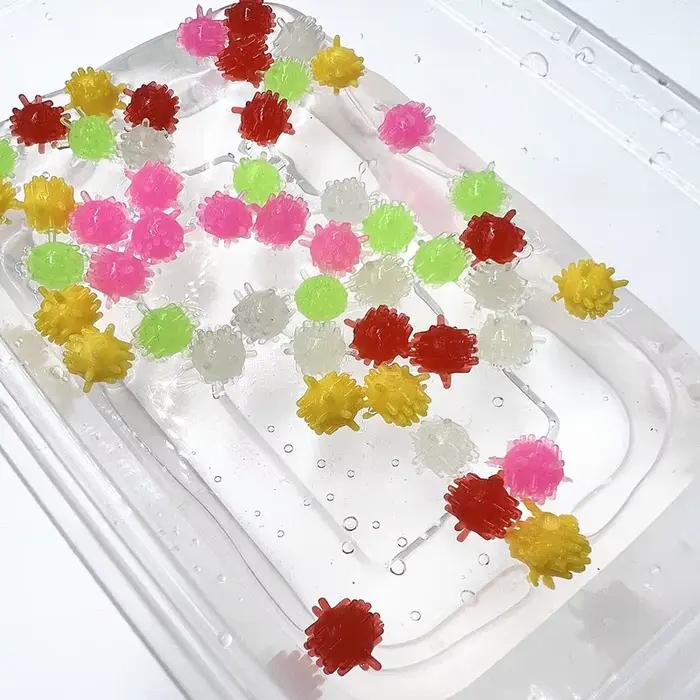 50 boilies lumineux flottants multicolores - Appâts souples au maïs pour pêche nocturne de la carpe