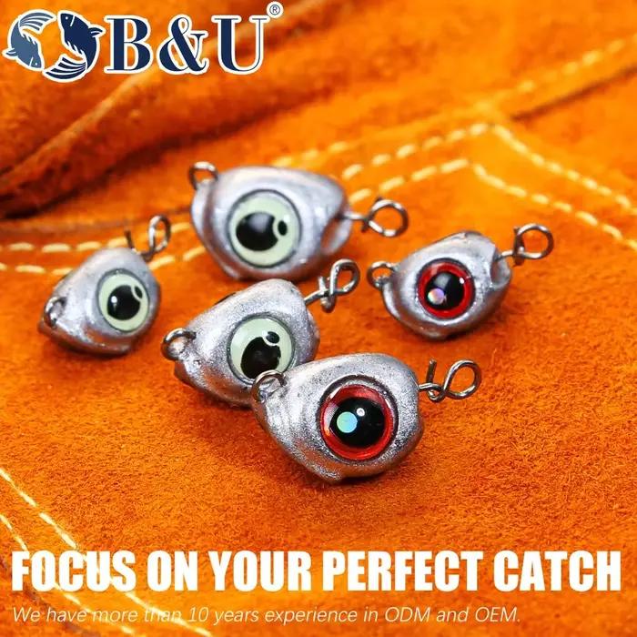 Têtes plombées cheburashka swing jig pour leurres souples - Pêche carnassiers France