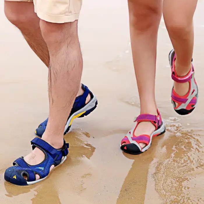 Chaussures de pêche en caoutchouc respirantes Humtto - Sandales maille air pour homme et femme été plage