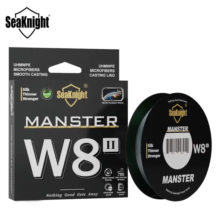 Ligne tressée PE SeaKnight W8 II 500m 8 brins anti-UV étanche pour pêche en mer avancée