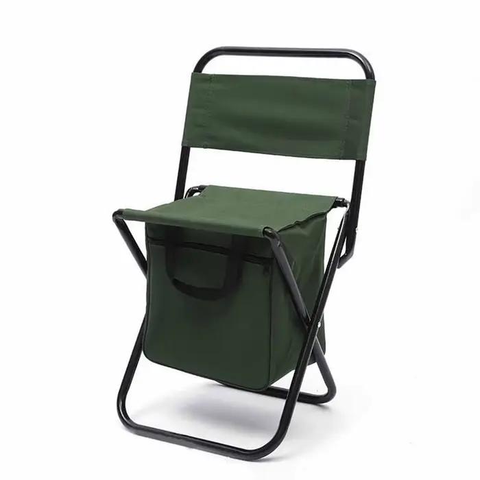 Fauteuil pliant camping avec sac transport - Chaise pêche loisirs portable dossier confortable