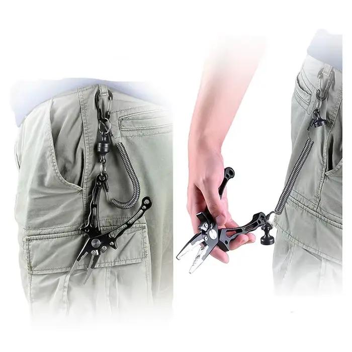 Mousqueton magnétique anti-perte pour pêche à la carpe - Accessoire de pêche rapide et portable
