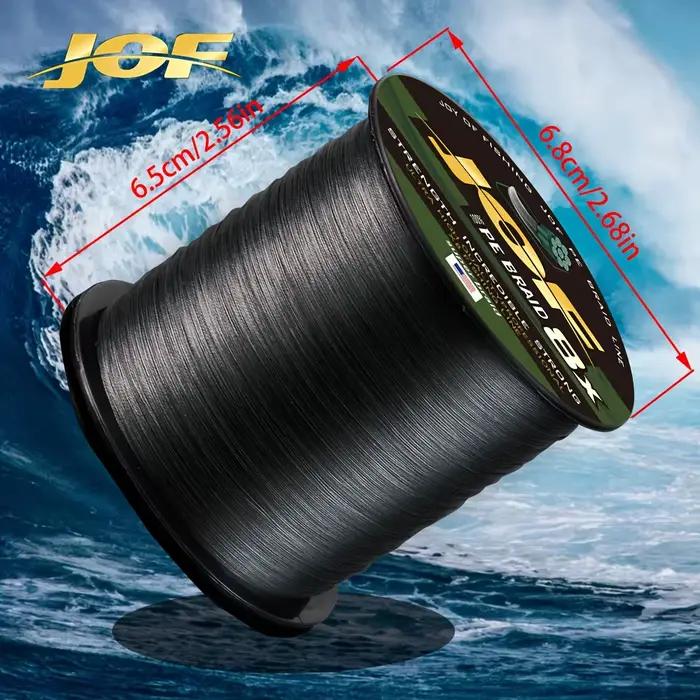 Ligne tressée JOF 8 brins 500M pour pêche à la carpe, accessoire pêche haute performance et durable