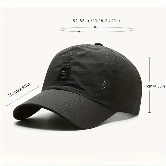 Casquette baseball unisexe protection sol breathable séchage rapide motif tendance pêche extérieure