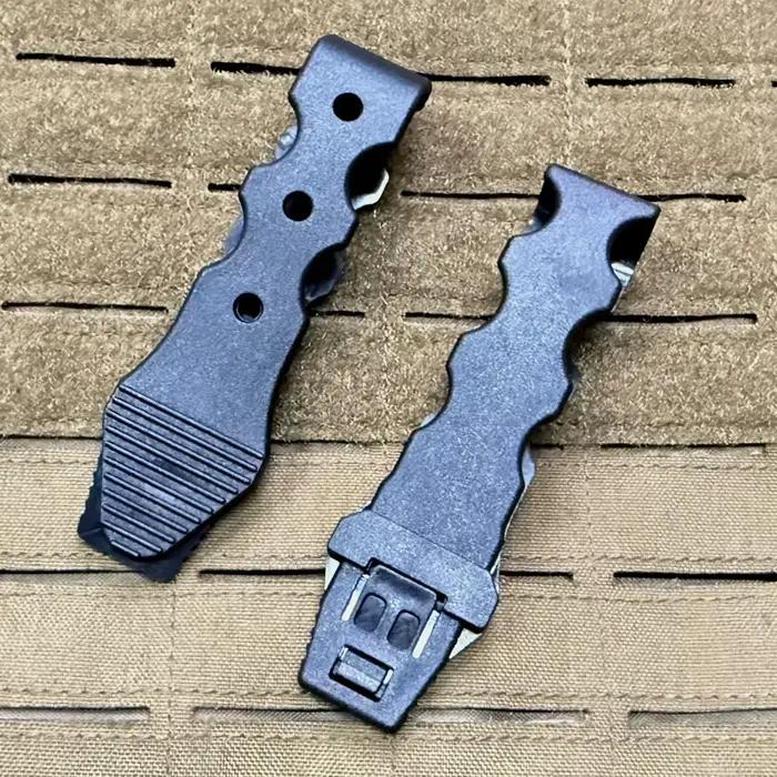 2 clips de fixation tactiques MOLLE - Accessoires pour attacher équipement pêche sur gilet ou sac
