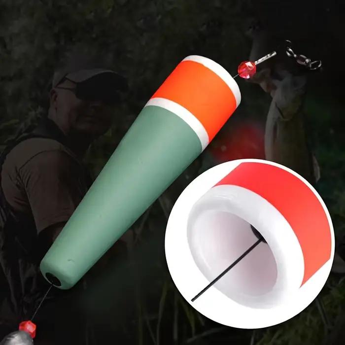 Lot de 4 flotteurs pêche à rattle, poppers colorés pour mer et eau douce, avec plomb
