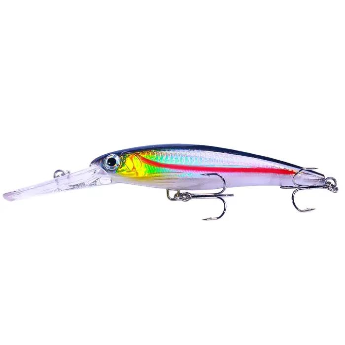 Leurre profond Hengjia 17cm 30g pour brochet et perche - Minnow plongeant benthique pêche carnassier