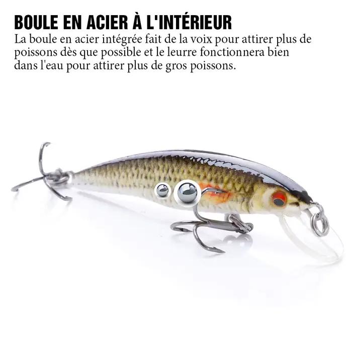 Mini wobblers flottants 2g 6g 12g VTAVTA pour pêche brochet - leurres minnow crankbait