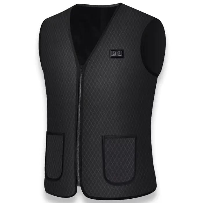 Veste chauffante graphene USB camping - Manteau électrique chauffant sport homme femme hiver