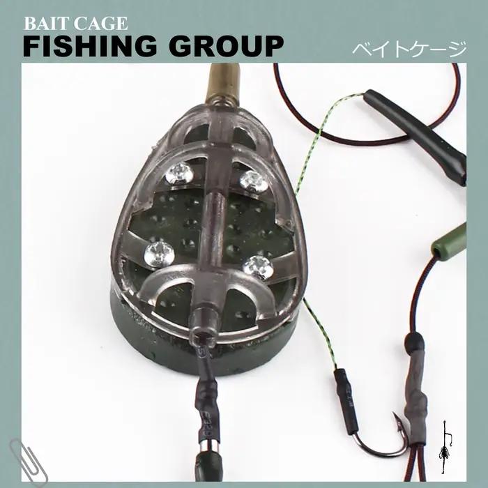 Cage amorce métallique FISH KING 30g-100g pour carp fishing - leurre artificiel et accessoires