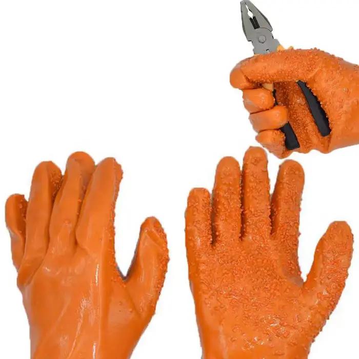 Gants de pêche pleine main étanches anti-dérapants anti-coupures durables pour capture carpe protection mains