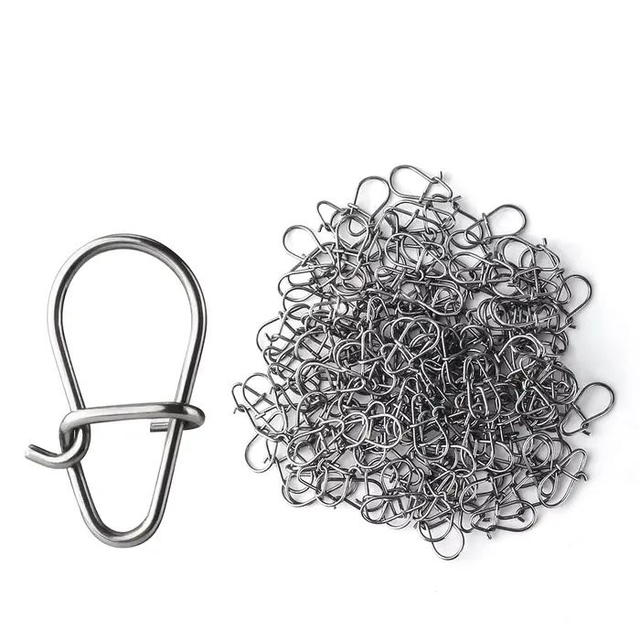 Snap Rolling Swivel en Acier Inoxydable 304 pour Pêche - Connecteur Leurres et Appâts - Accessoires Pêche Durable